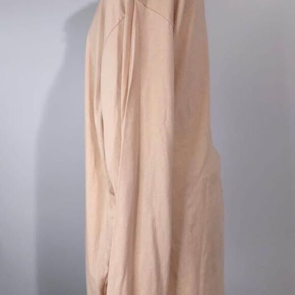 NWOT 2X Bella- Canvas Long Sleeve Cream Blouse C3844 - Picture 3 of 6